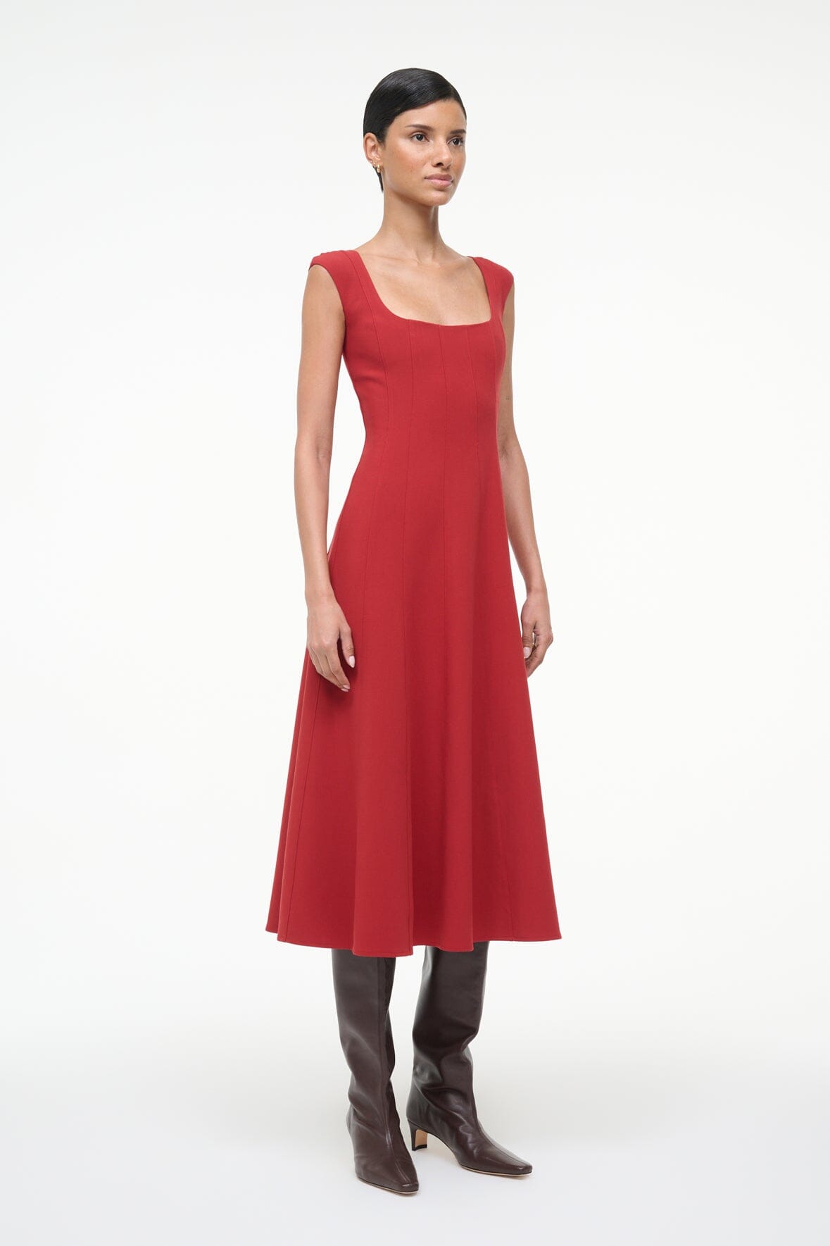 Charlotte Dress Rouge | STAUD Featured