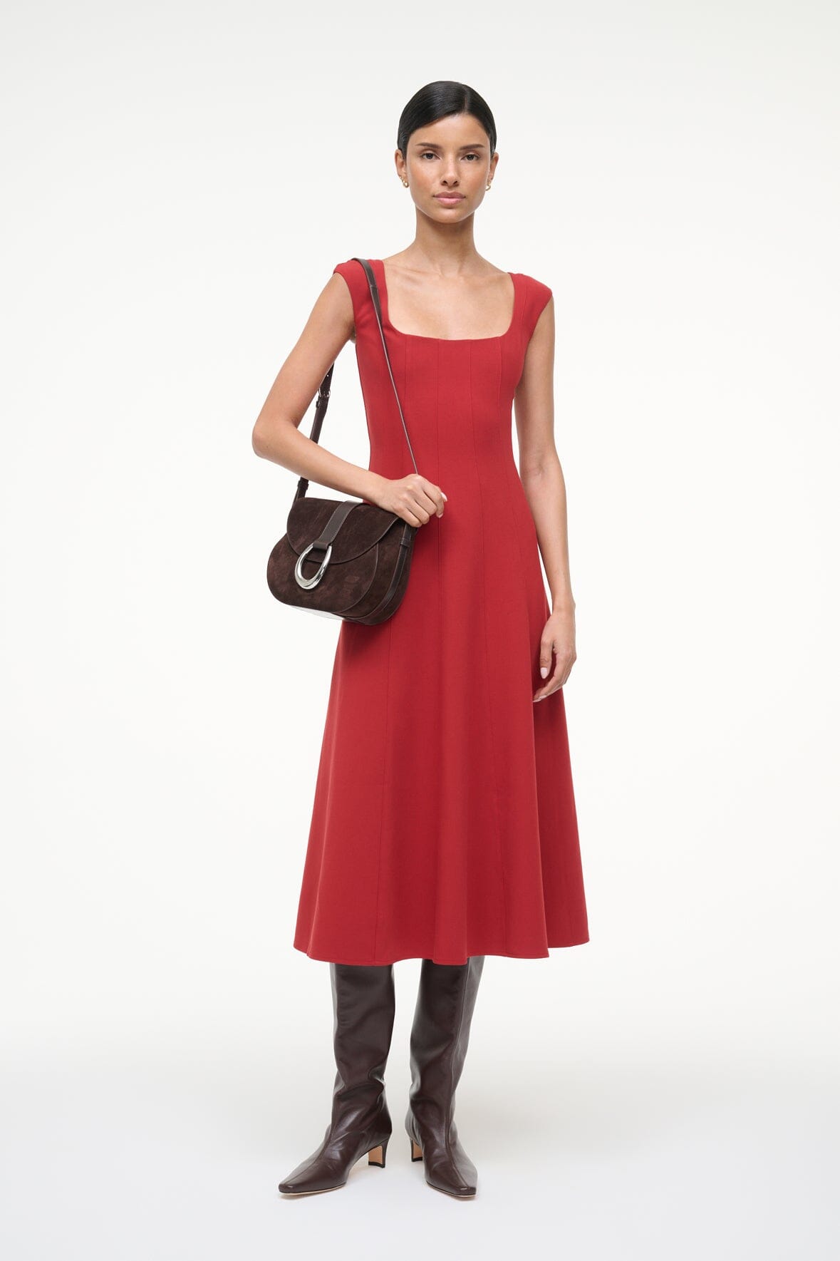 Charlotte Dress Rouge | STAUD Featured
