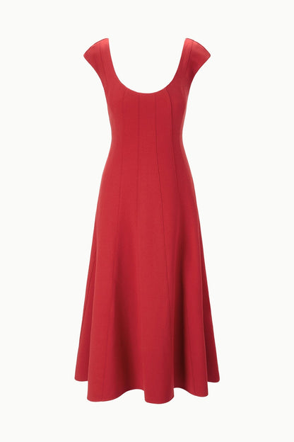 Charlotte Dress Rouge | STAUD Featured