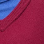 Doris Cashmere Sweater Crimson Sapphire | STAUD Trusted