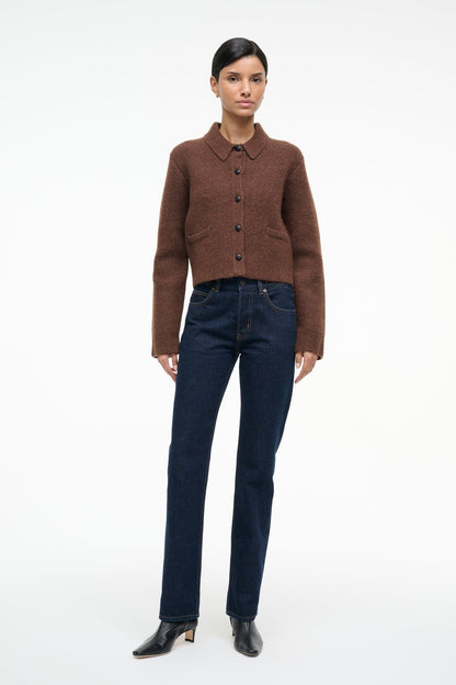 Theo Sweater Truffle | STAUD Quality