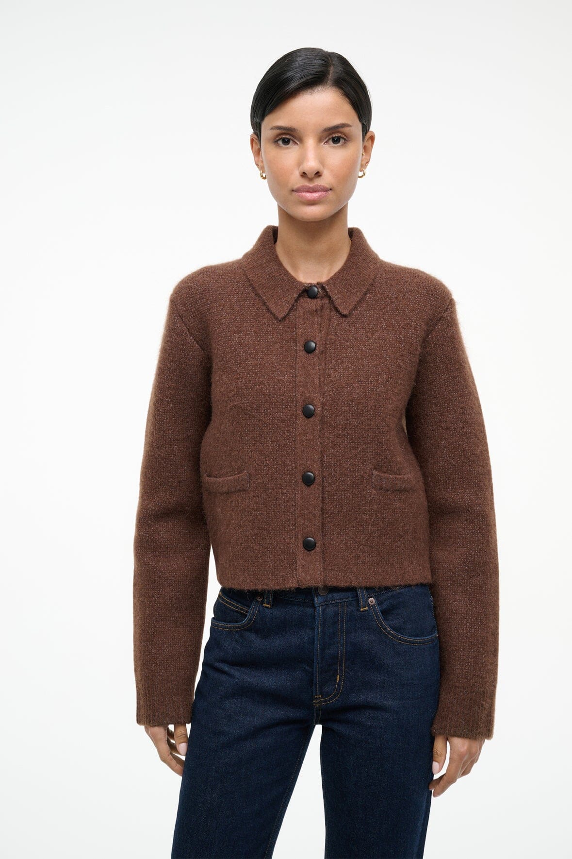 Theo Sweater Truffle | STAUD Quality
