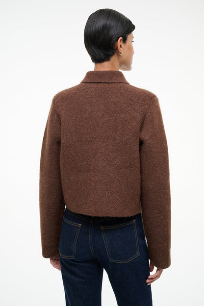 Theo Sweater Truffle | STAUD Quality