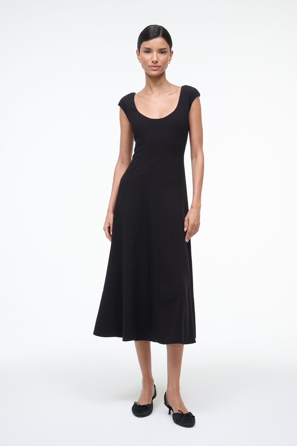 Charlotte Dress Black | STAUD Latest