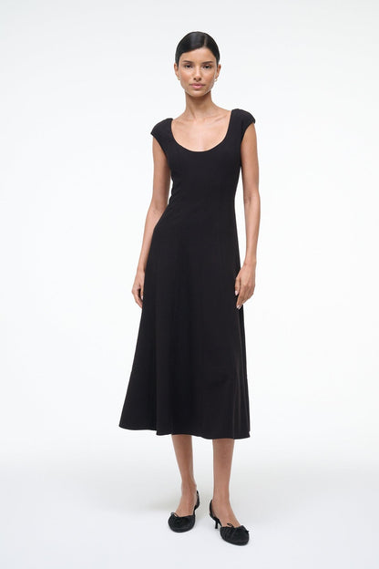 Charlotte Dress Black | STAUD Latest