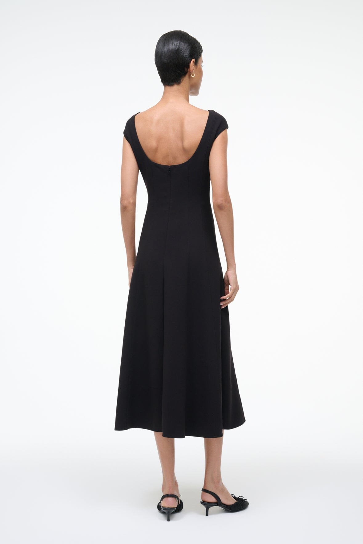Charlotte Dress Black | STAUD Latest