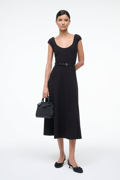 Charlotte Dress Black | STAUD Latest