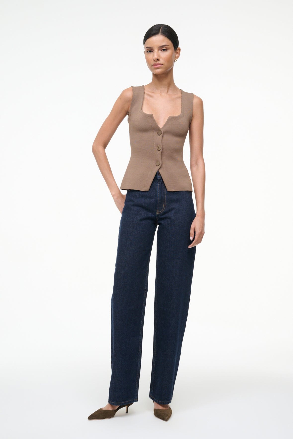 Marisa Top Taupe | STAUD Trusted