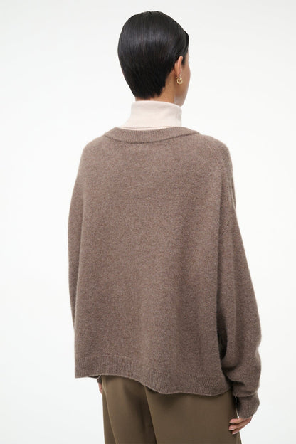 Doris Cashmere Sweater Truffle | STAUD Recommended