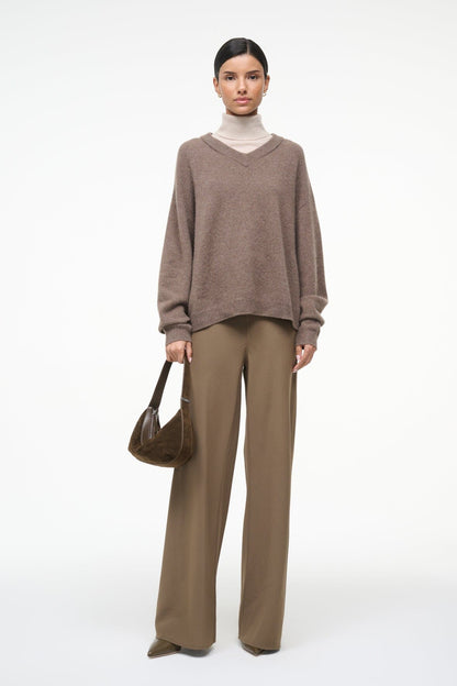 Doris Cashmere Sweater Truffle | STAUD Recommended