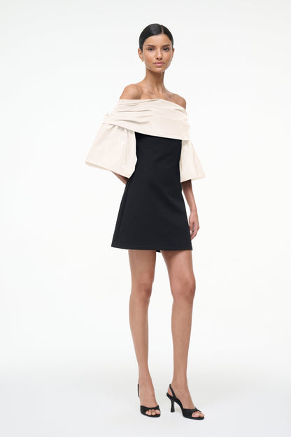 Harper Dress Black Ivory | STAUD Smart Buy