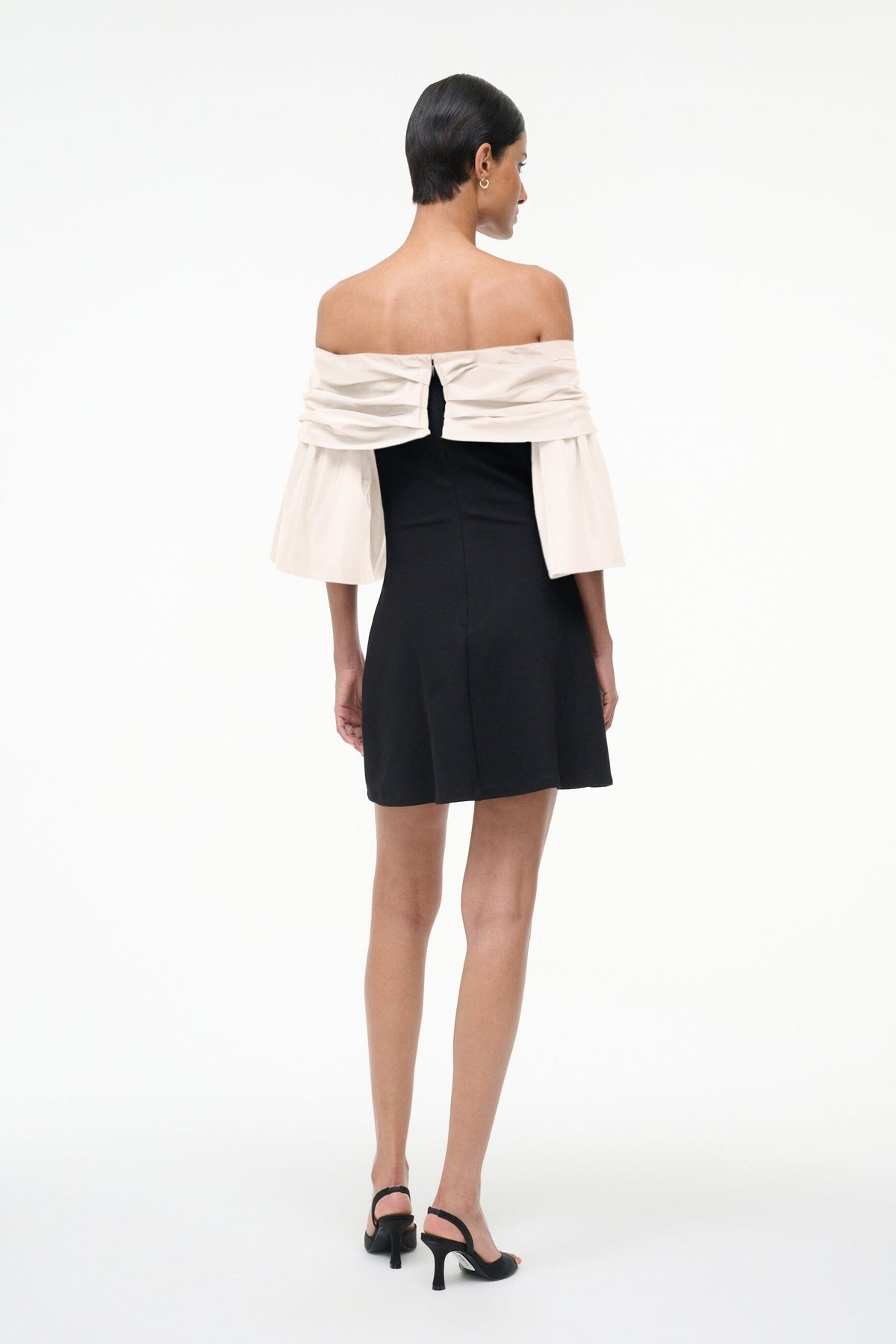 Harper Dress Black Ivory | STAUD Smart Buy