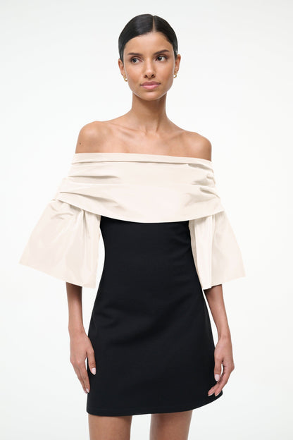 Harper Dress Black Ivory | STAUD Smart Buy