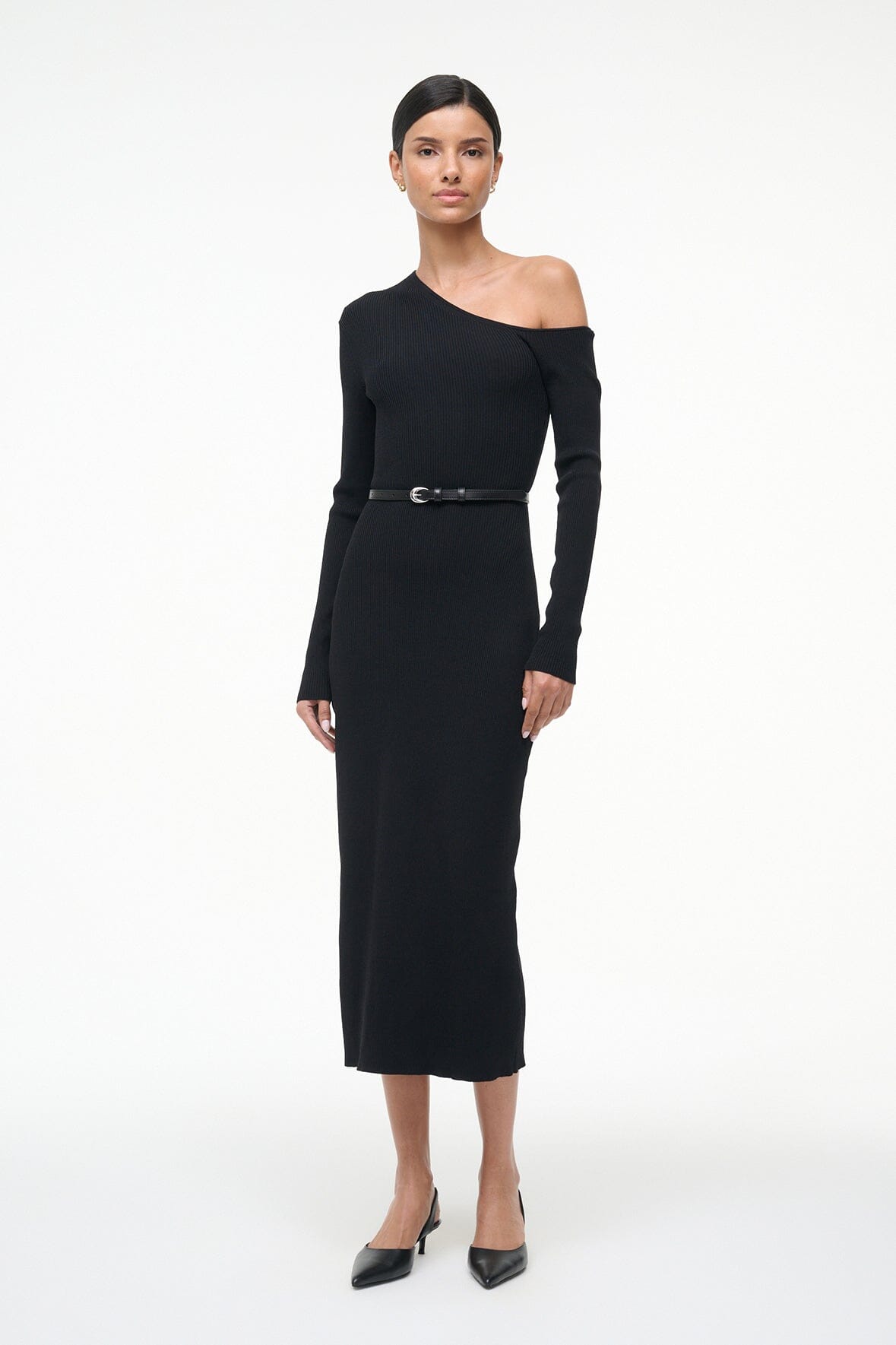 Lois Dress Black | STAUD Classic