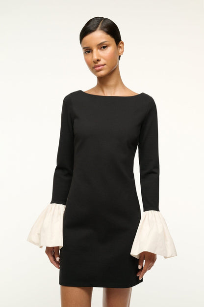 Hawthorne Dress Black Ivory | STAUD Deals
