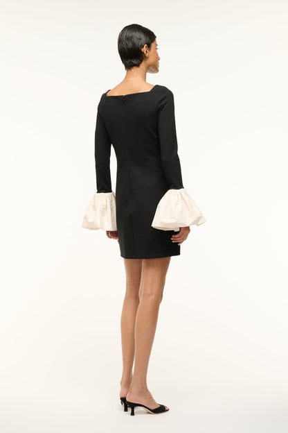 Hawthorne Dress Black Ivory | STAUD Deals