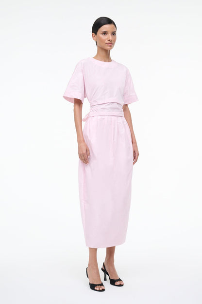 Michelina Dress Puff Pink | STAUD Essential