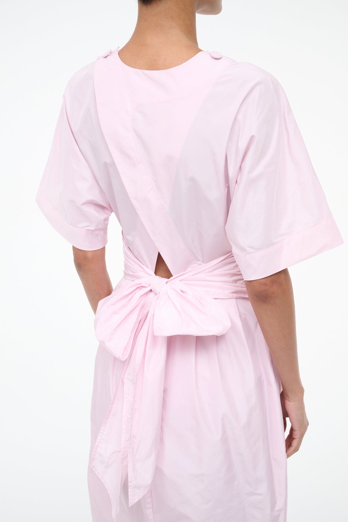 Michelina Dress Puff Pink | STAUD Essential