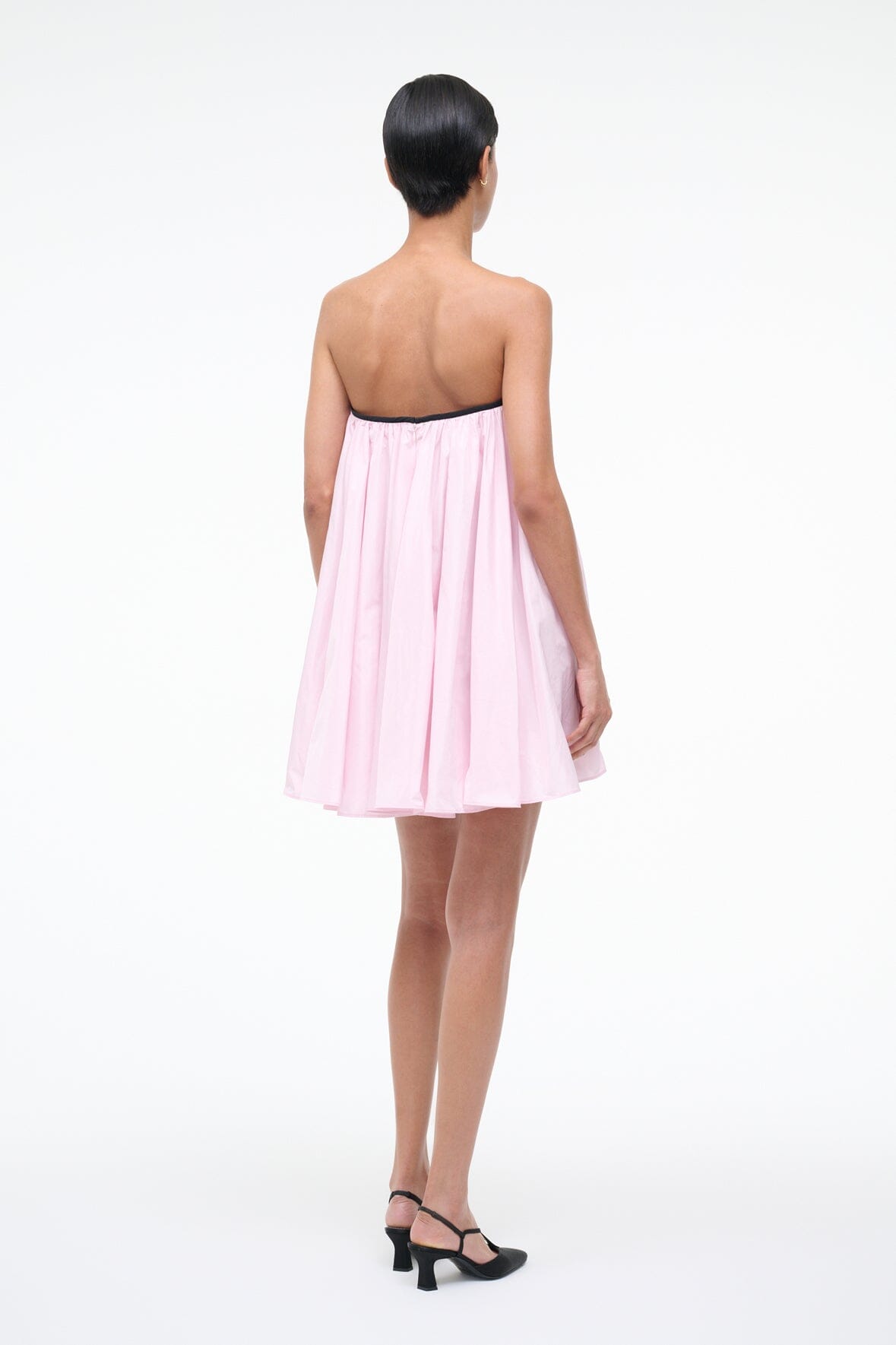 Sofia Dress Puff Pink | STAUD Great Value