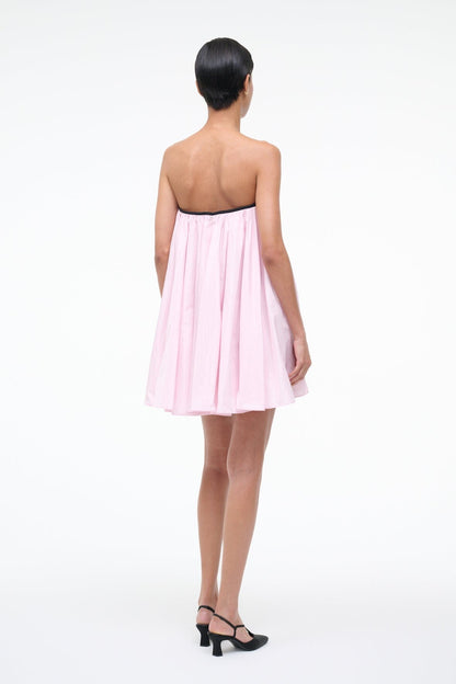 Sofia Dress Puff Pink | STAUD Great Value