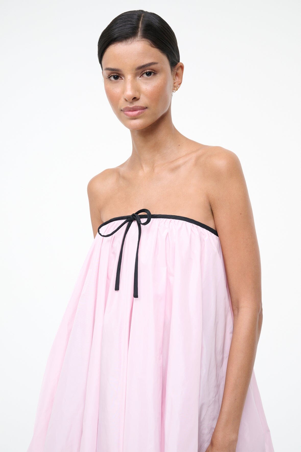 Sofia Dress Puff Pink | STAUD Great Value