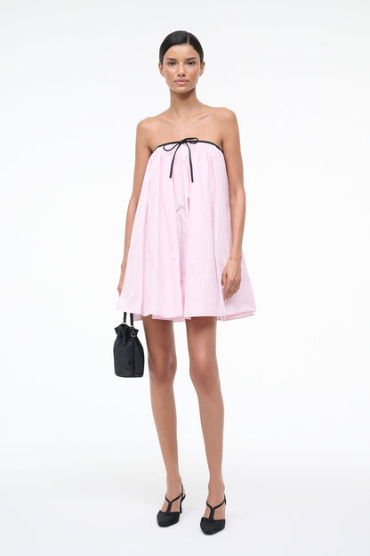 Sofia Dress Puff Pink | STAUD Great Value