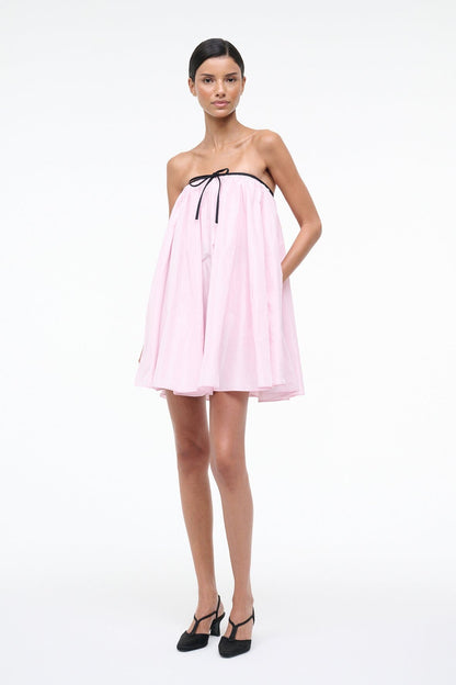 Sofia Dress Puff Pink | STAUD Great Value