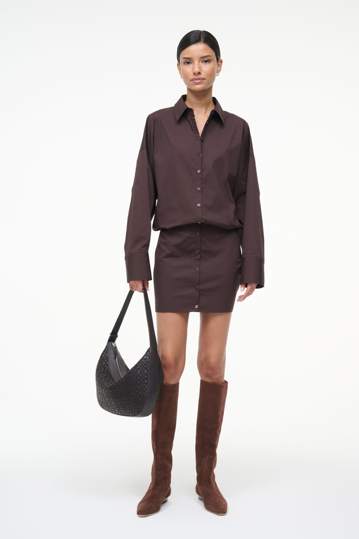 Cynthia Dress Earth | STAUD Customer Favorite