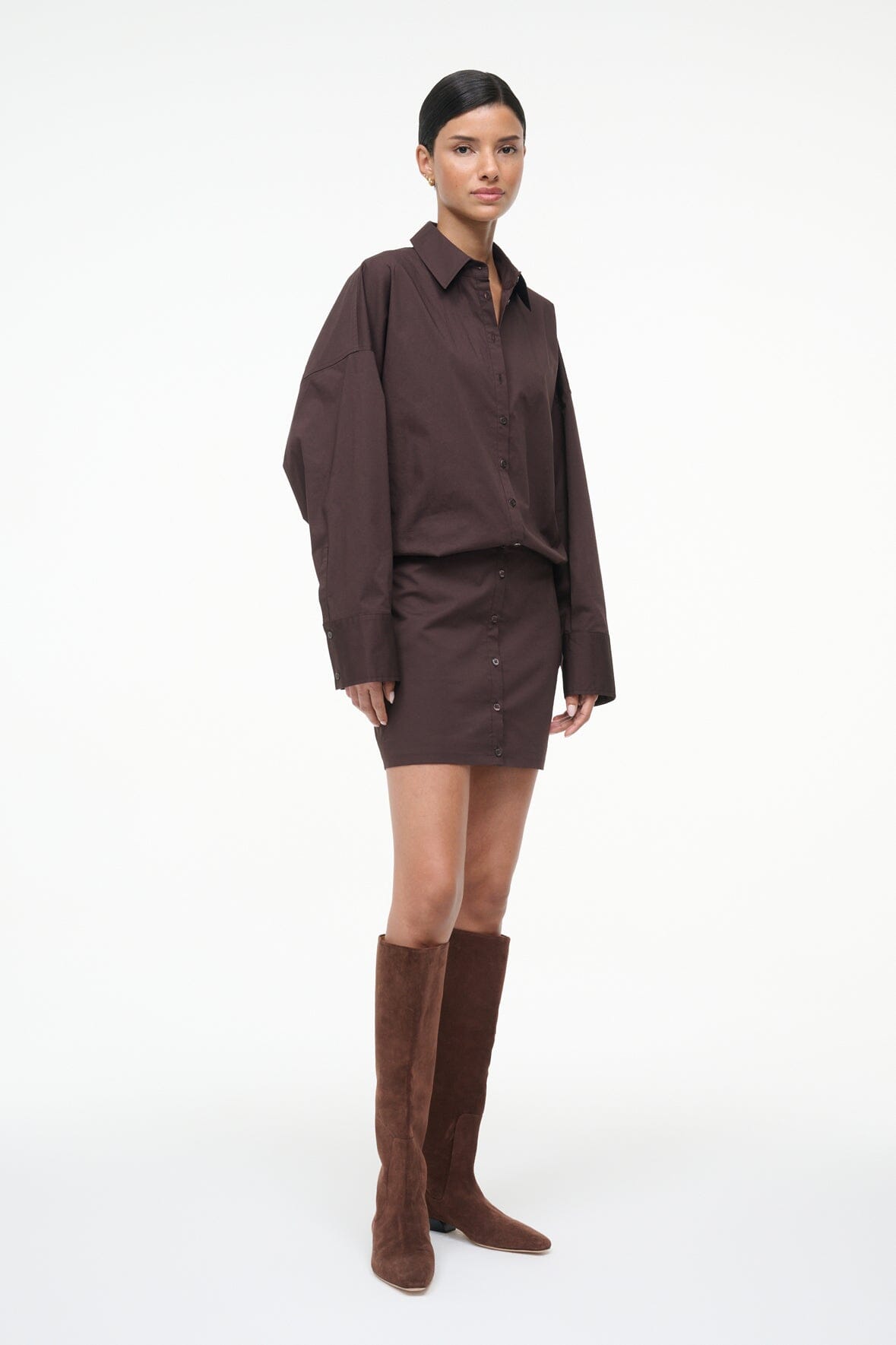 Cynthia Dress Earth | STAUD Customer Favorite