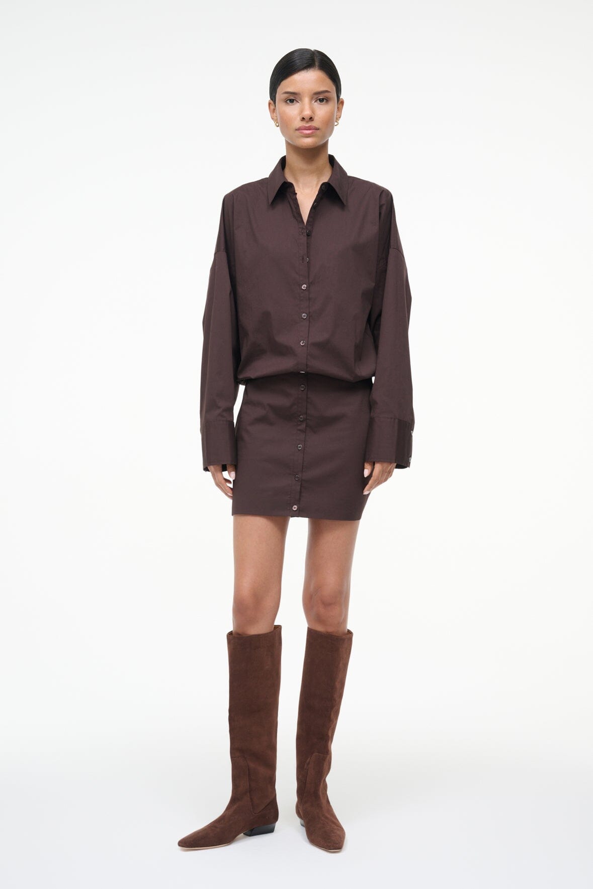 Cynthia Dress Earth | STAUD Customer Favorite