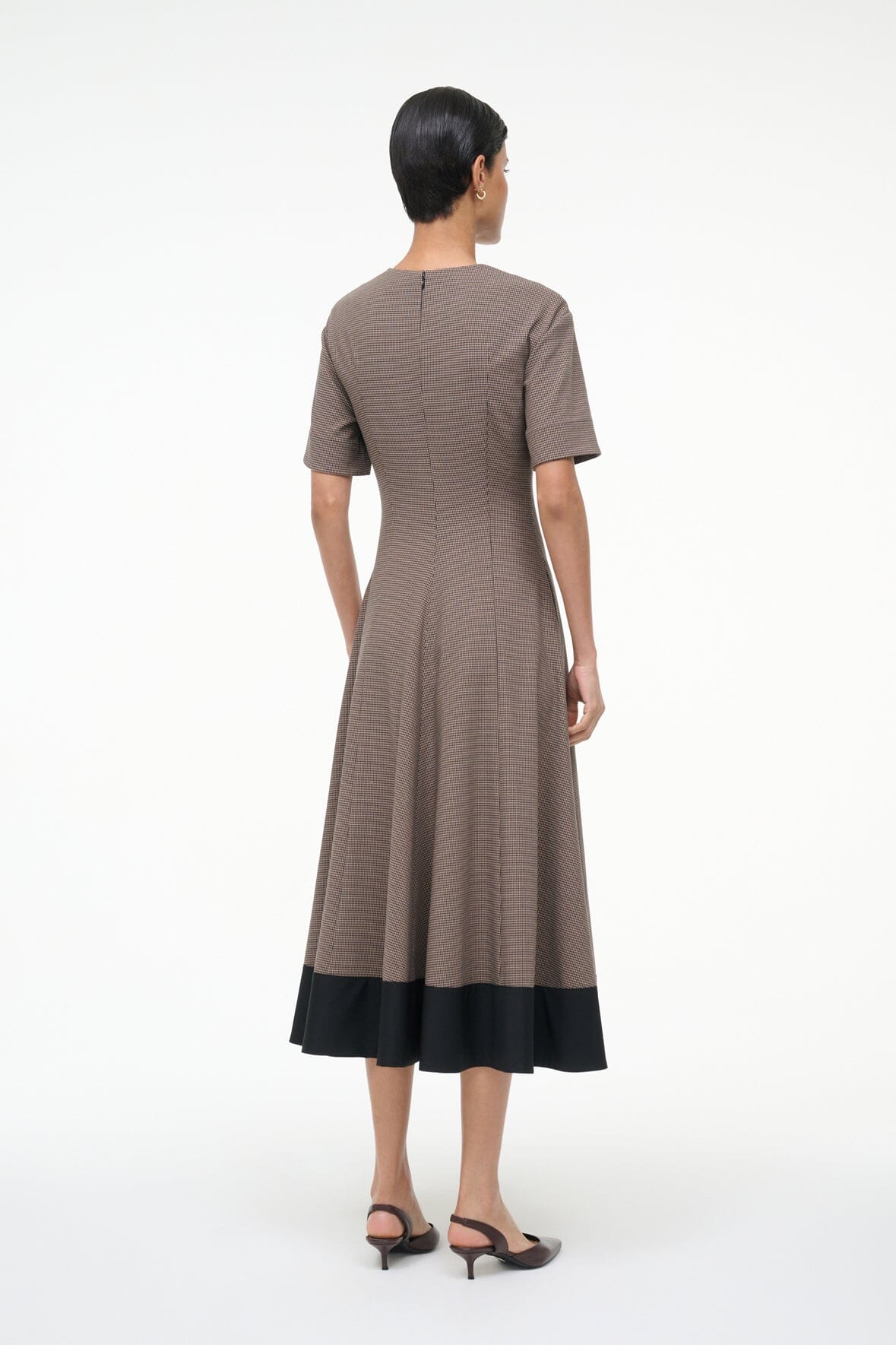 Frances Dress Houndstooth | STAUD Hot Sale