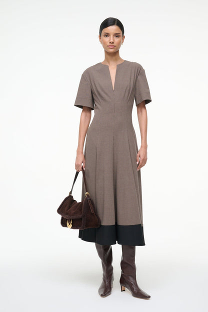 Frances Dress Houndstooth | STAUD Hot Sale