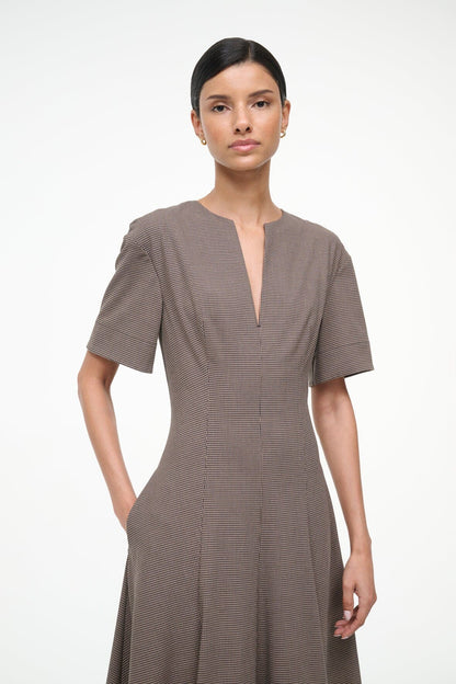 Frances Dress Houndstooth | STAUD Hot Sale
