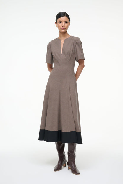 Frances Dress Houndstooth | STAUD Hot Sale