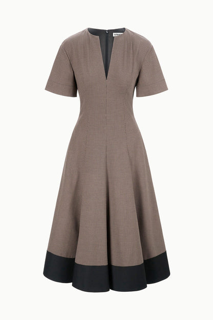 Frances Dress Houndstooth | STAUD Hot Sale