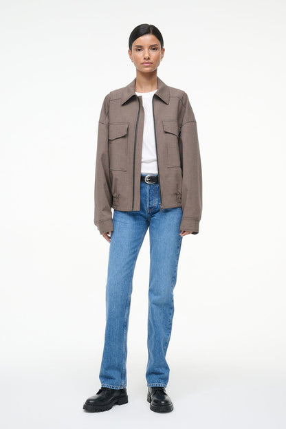 Eugene Jacket Houndstooth | STAUD Top Pick