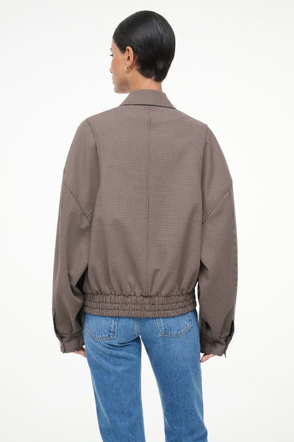 Eugene Jacket Houndstooth | STAUD Top Pick