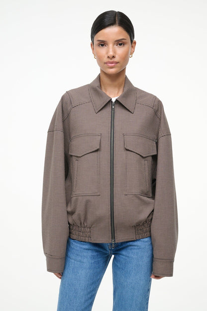 Eugene Jacket Houndstooth | STAUD Top Pick