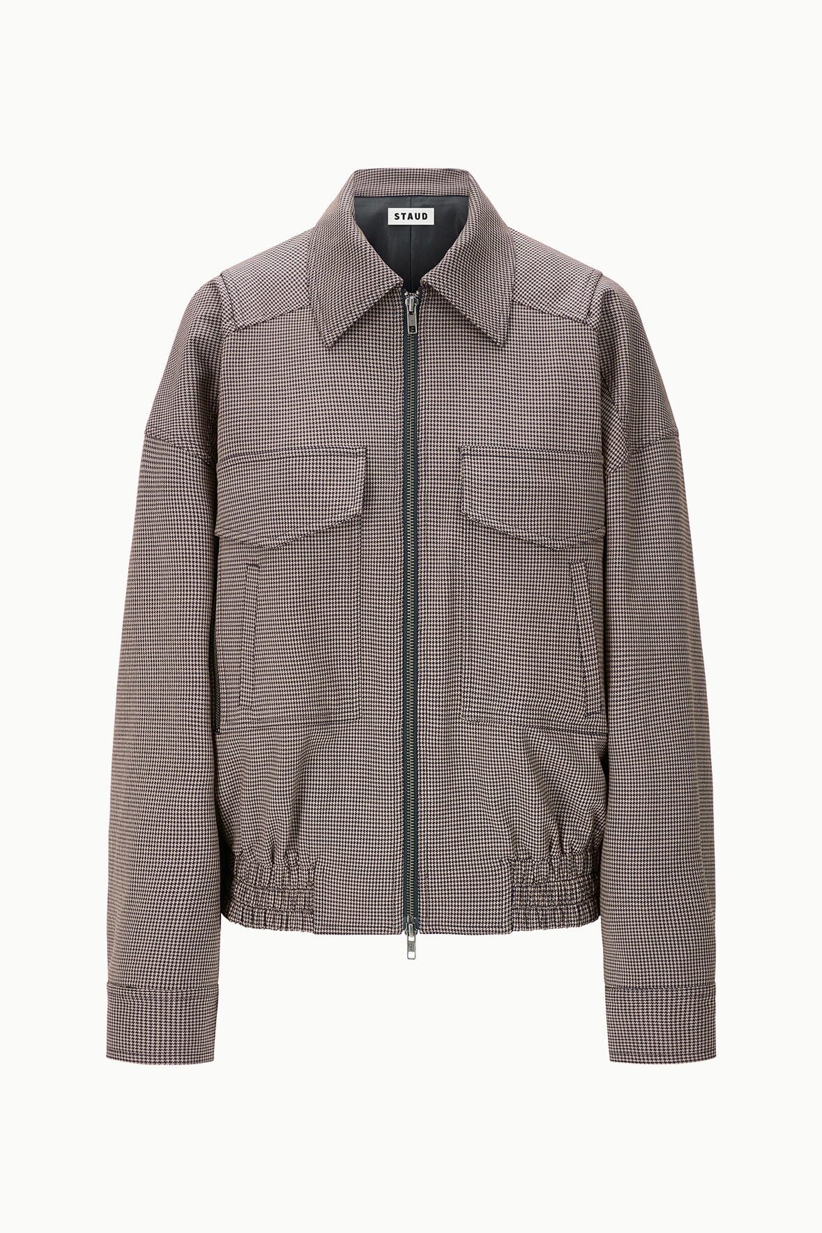 Eugene Jacket Houndstooth | STAUD Top Pick