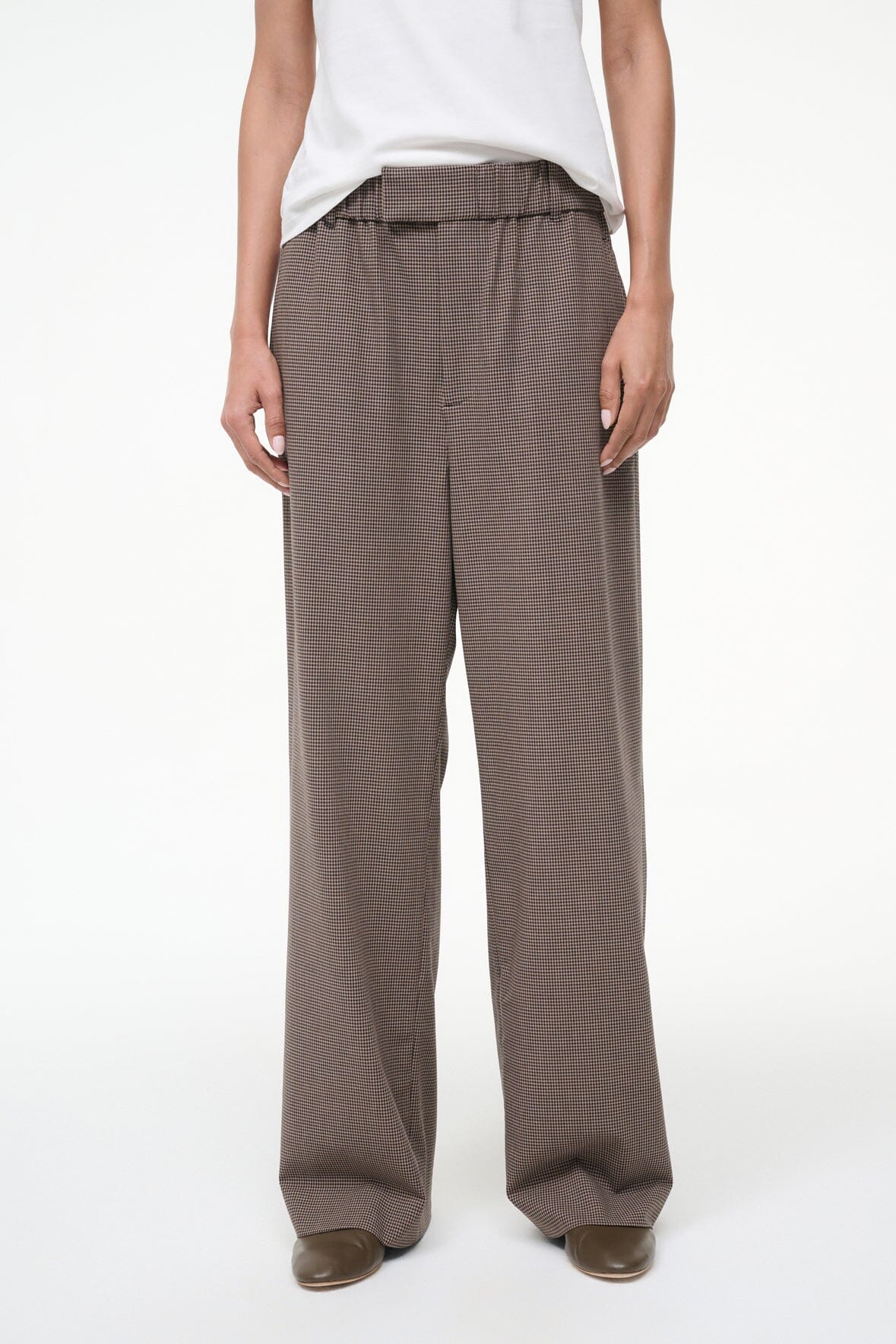 Jerome Pant Houndstooth | STAUD Best Seller