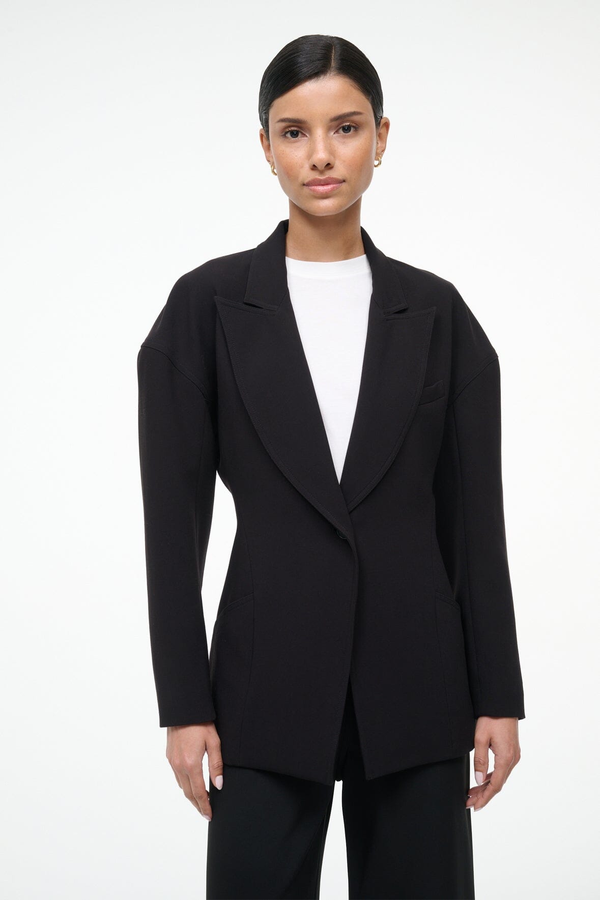 Cole Blazer Black | STAUD Great Value