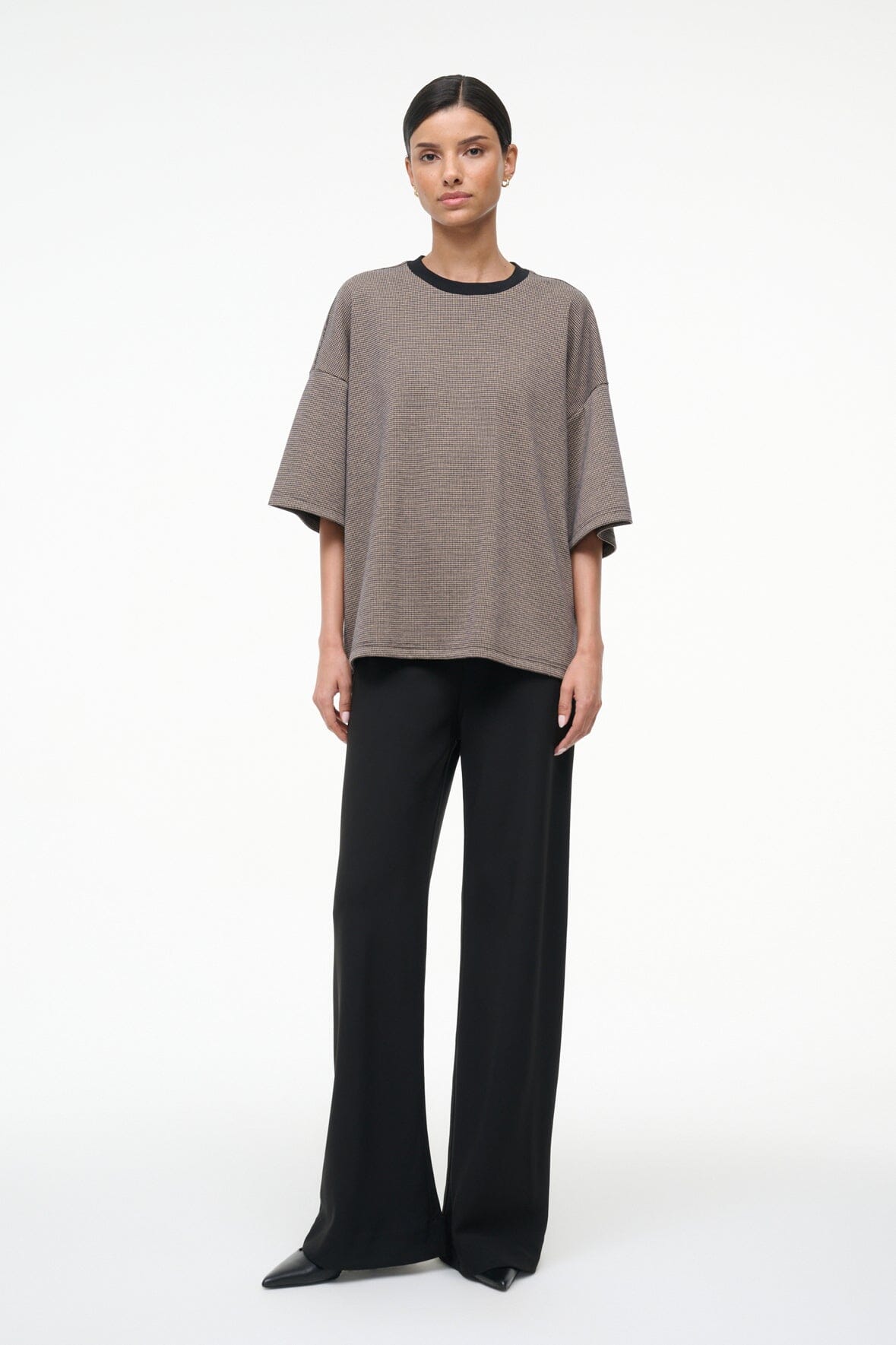 Capsule Top Houndstooth | STAUD Smart Buy