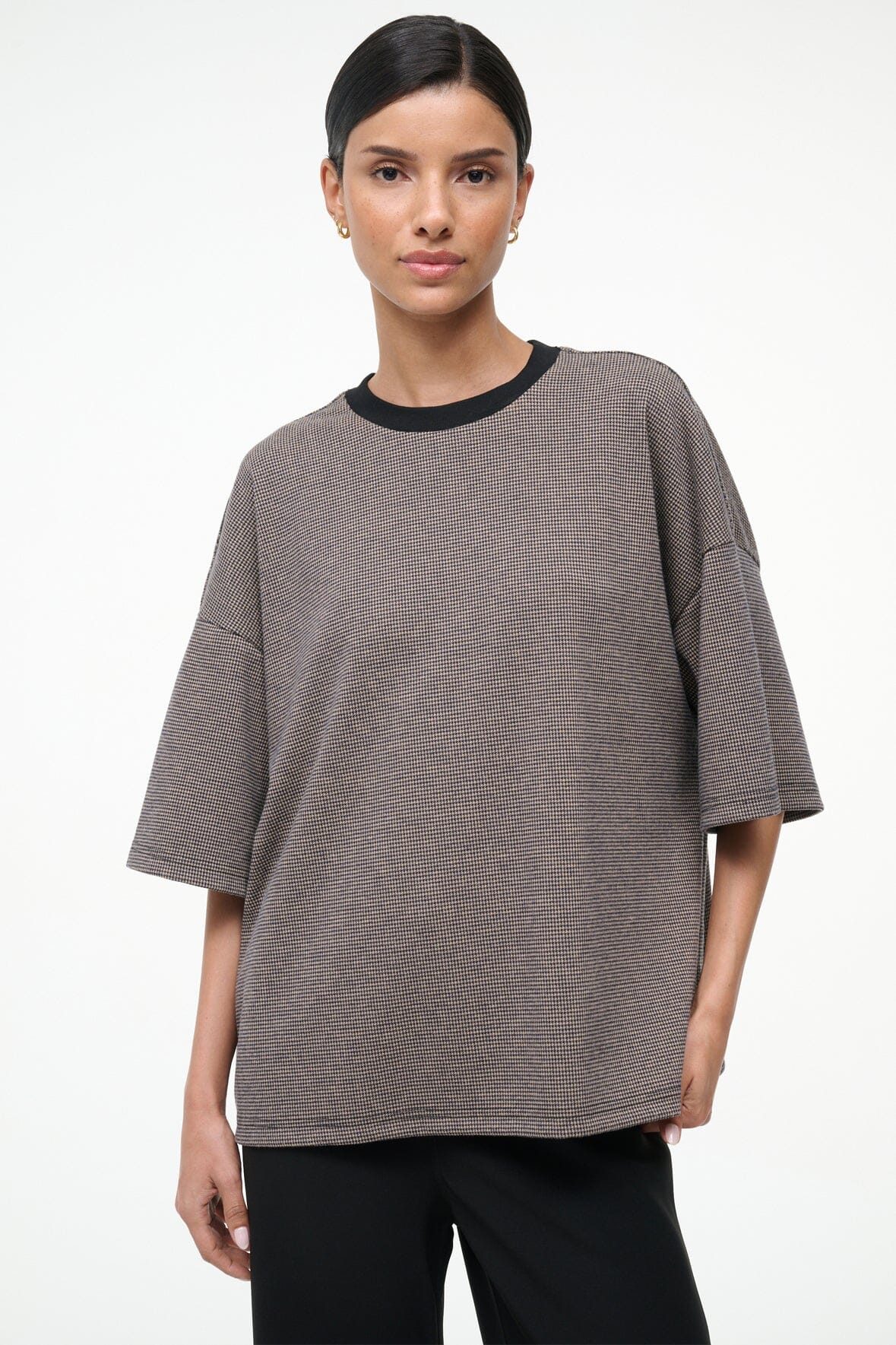 Capsule Top Houndstooth | STAUD Smart Buy