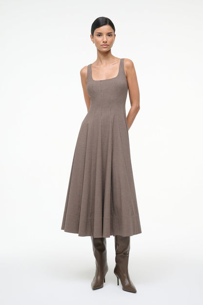 Wells Dress Houndstooth | STAUD Deals