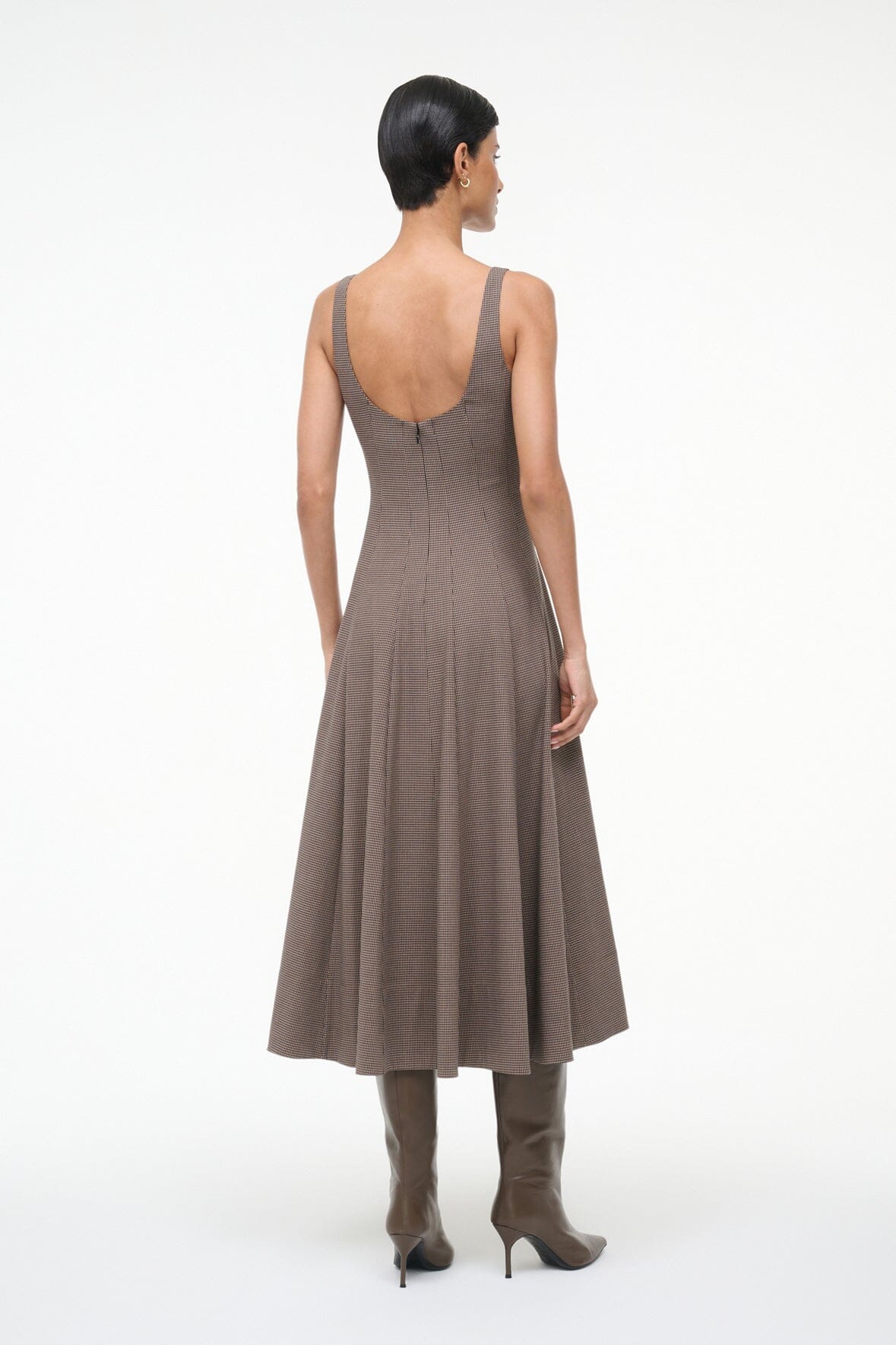 Wells Dress Houndstooth | STAUD Deals