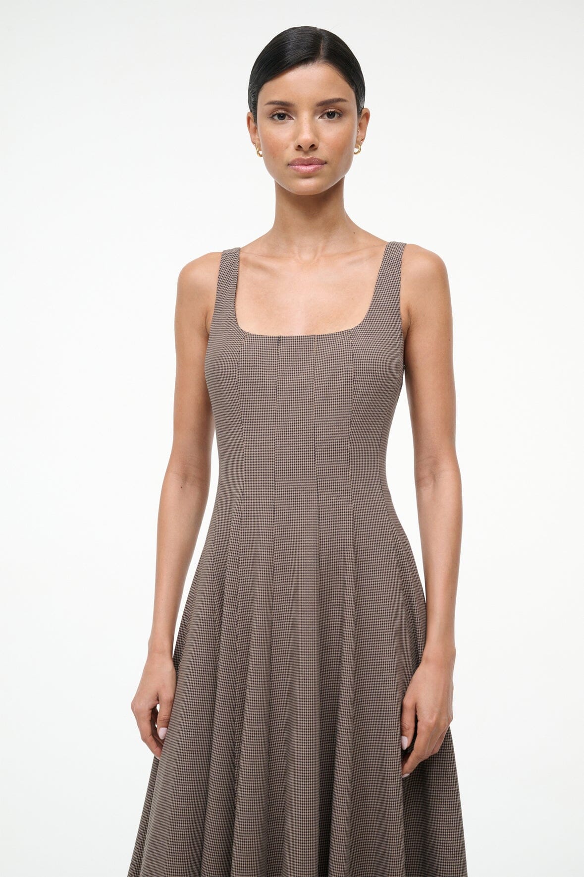 Wells Dress Houndstooth | STAUD Deals