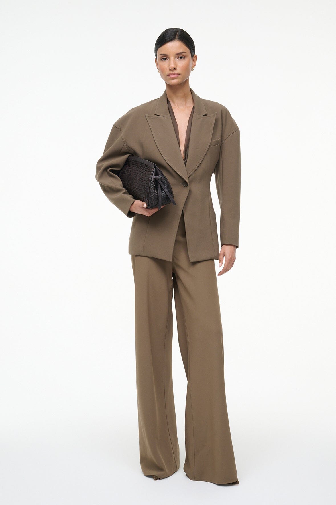 Cole Blazer Truffle | STAUD Popular