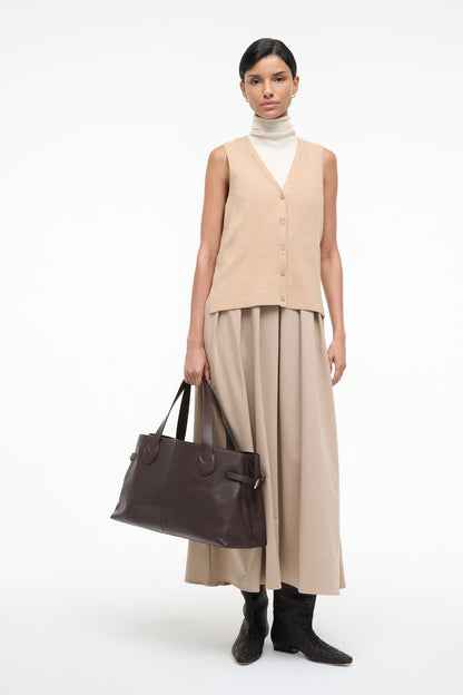 Madeline Dress Wheat | STAUD Everyday