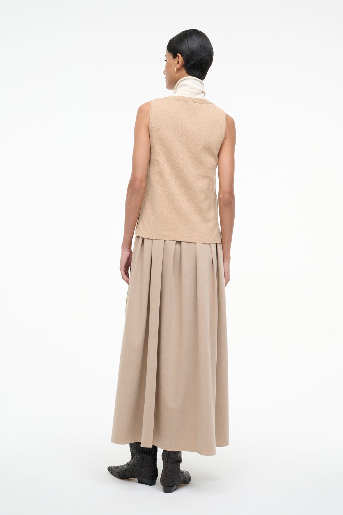 Madeline Dress Wheat | STAUD Everyday