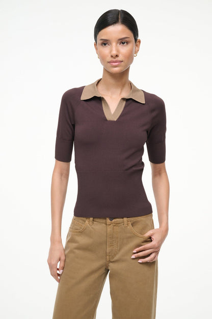 Gene Top Earth Taupe | STAUD Featured